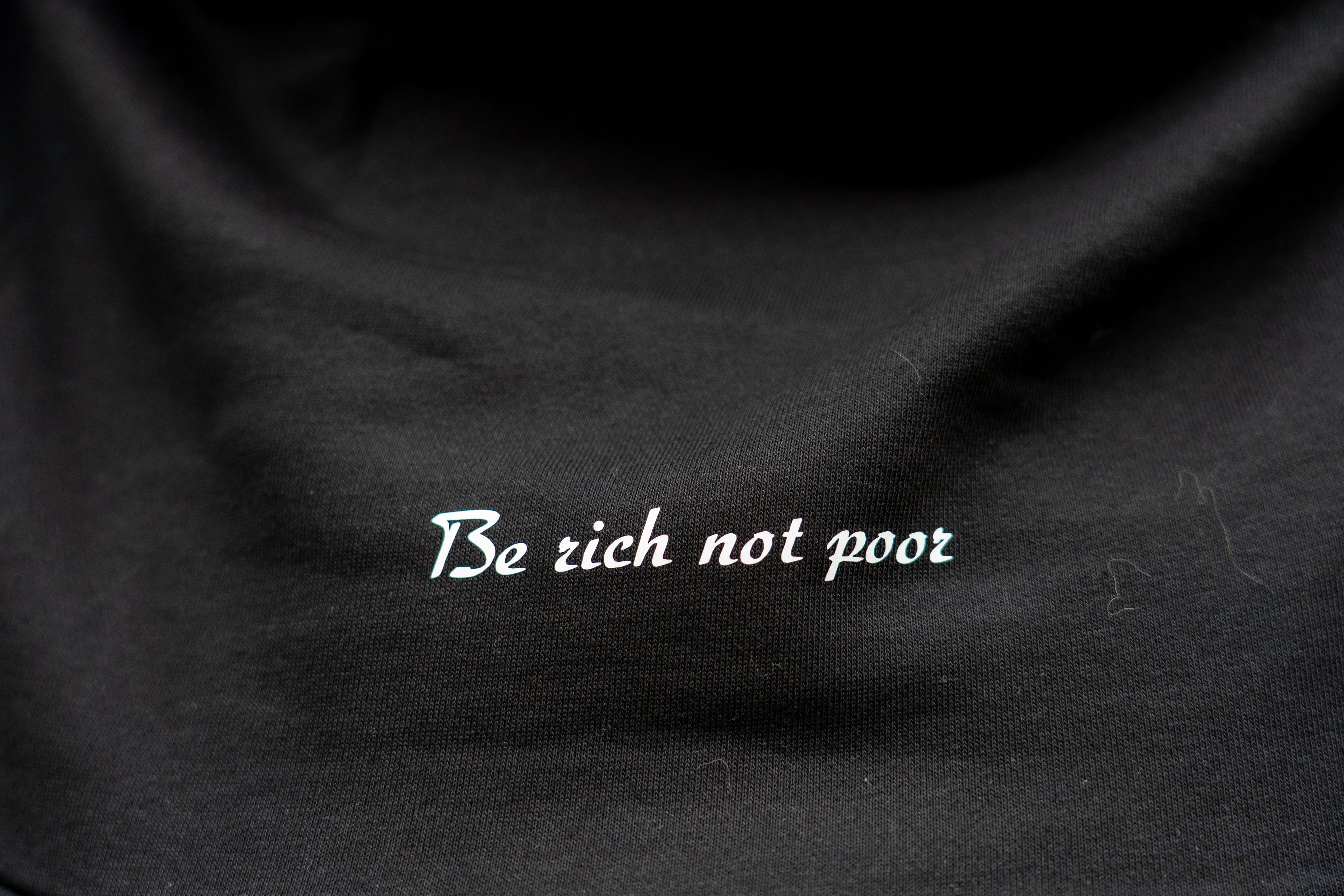Set Be rich not poor - Unisex